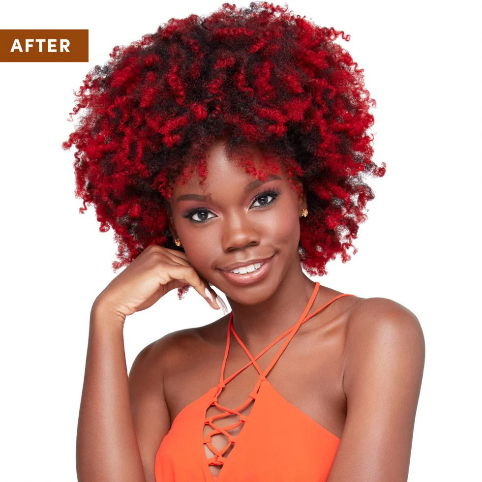Hydrating Color Boost Semi-Permanent Fire Red Hair Dye - Image 5