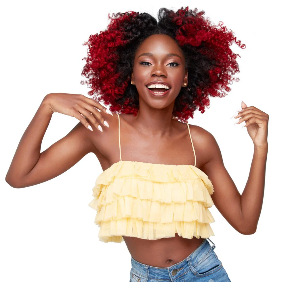 Hydrating Color Boost Semi-Permanent Fire Red Hair Dye - Image 8