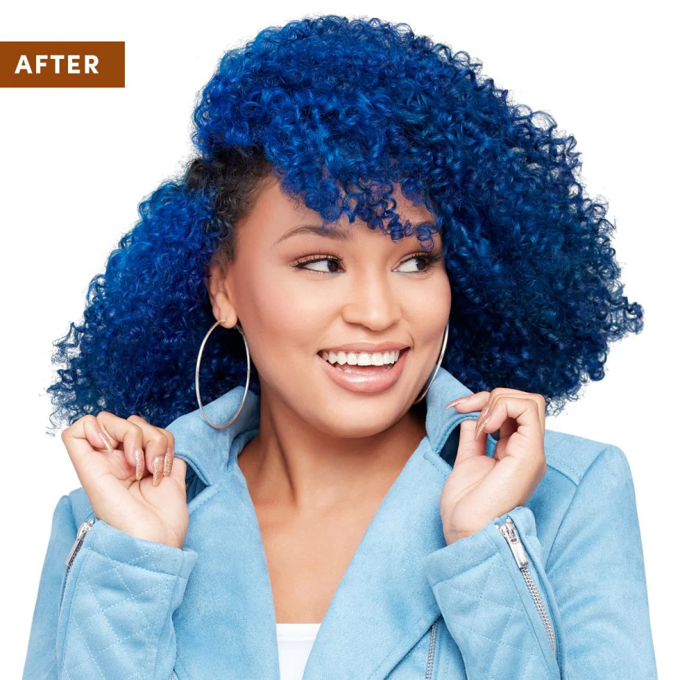 Hydrating Color Boost Semi-Permanent Indigo Blue Hair Dye - Image 5
