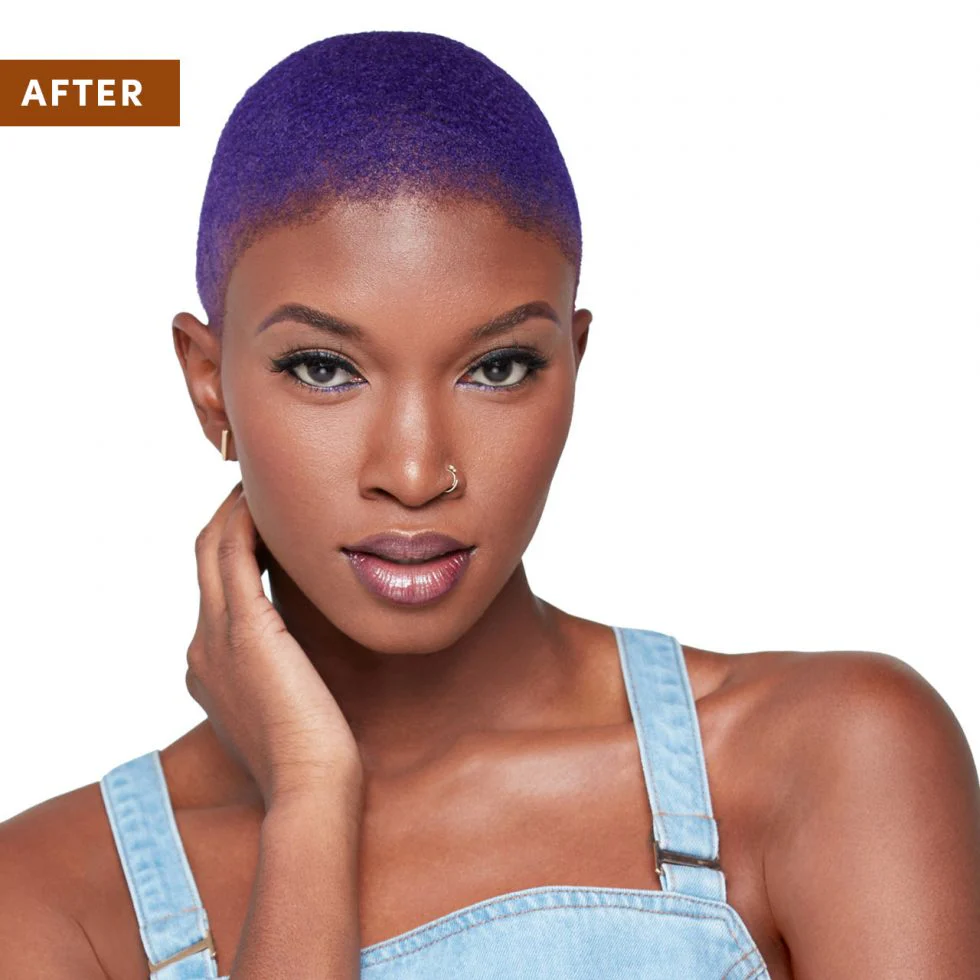 Hydrating Color Boost Semi-Permanent Royal Purple Hair Dye - Image 5